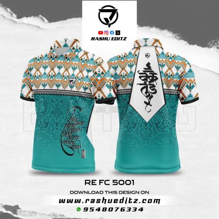 Festival Sports Jersey Design 2025 ✨ Ethnic-inspired, Power-packed jersey look. | 🛒 Download now: rashueditz.com 📞 Contact: 9548076334 | RE FC 5001